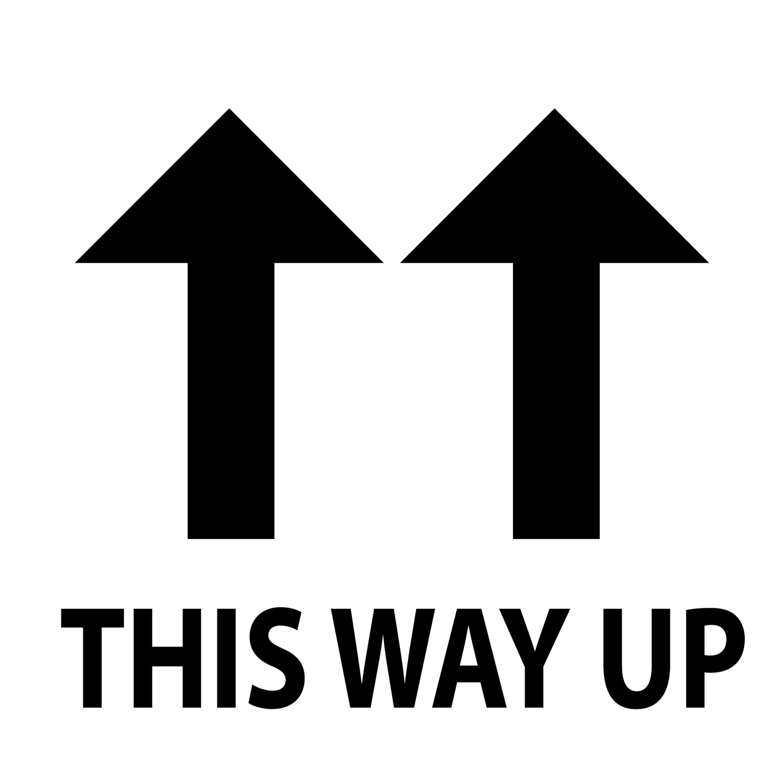 This Way Up Sticker
