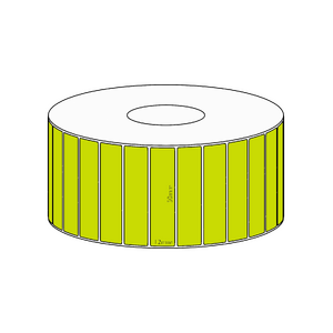 50x12mm Green Direct Thermal Permanent Label, 3350 per roll, 38mm core