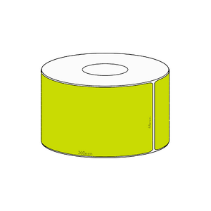 60x200mm Green Direct Thermal Permanent Label, 250 per roll, 38mm core