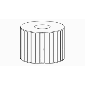 75x10mm Transfer Permanent Label, 3850 per roll, 38mm core