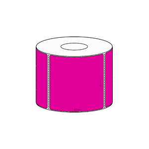 80x85mm Pink Crate Label for Coles, 2000 per roll, 76mm core