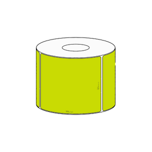 80x99mm Green Direct Thermal Permanent Label, 500 per roll, 38mm core