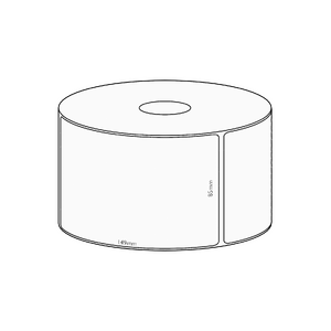 85x149mm Direct Thermal Permanent Label, 350 per roll, 38mm core