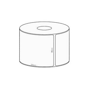 85x225mm Direct Thermal Permanent Label, 200 per roll, 38mm core