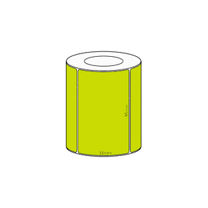 85x55mm Green Direct Thermal Permanent Label, 850 per roll, 38mm core