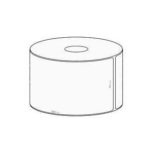 90x200mm Direct Thermal Permanent Label, 250 per roll, 38mm core