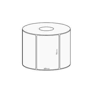 92x60mm Transfer Permanent Label, 800 per roll, 38mm core