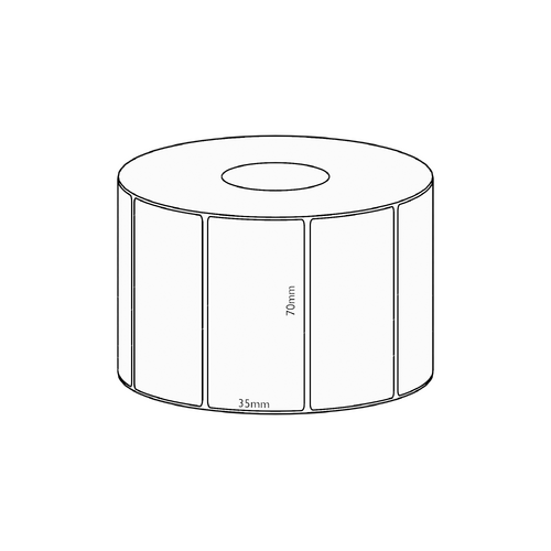 70x35mm Direct Thermal Label