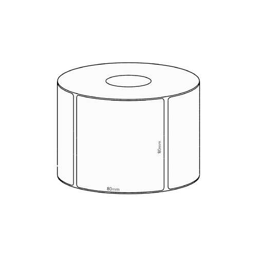 80x80mm Direct Thermal Label