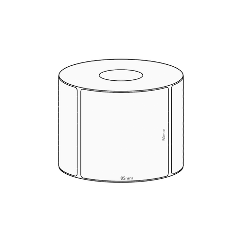 80x85mm Direct Thermal Permanent Label, 550 per roll, 38mm core