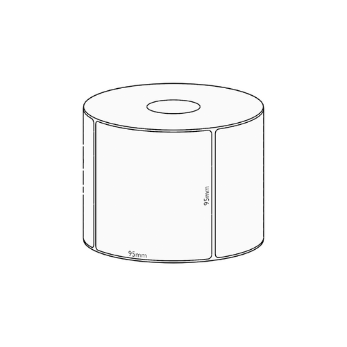 95x95mm Transfer Permanent Label, 500 per roll, 38mm core